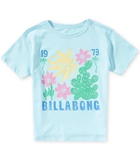 Billabong Big Girls Short Sleeve Hot Daze Floral T-Shirt