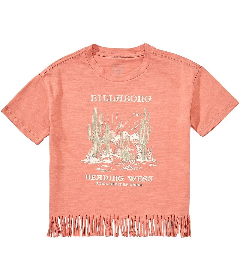 Billabong Big Girls Short Sleeve Outpost Ritual Heading West Tee