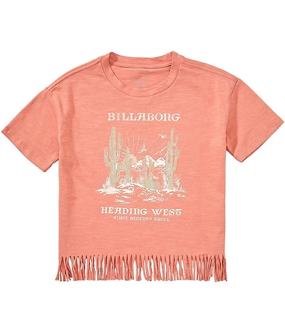 Billabong Big Girls Short Sleeve Outpost Ritual Heading West Tee