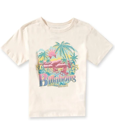 Billabong Big Girls Short Sleeve Sunrise Sunset T-Shirt