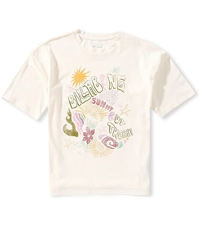 Billabong Big Girls Short Sleeve Suns Out Oversized Tee