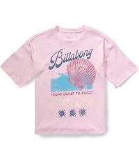 Billabong Big Girls Short Sleeveless Coastal Oversized T-Shirt