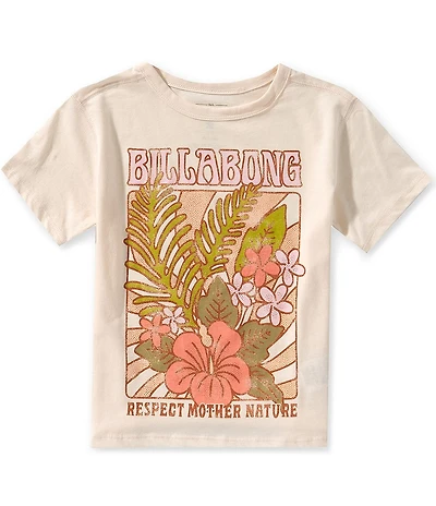 Billabong Big Girls Short Sleeves Mother Nature T-Shirt