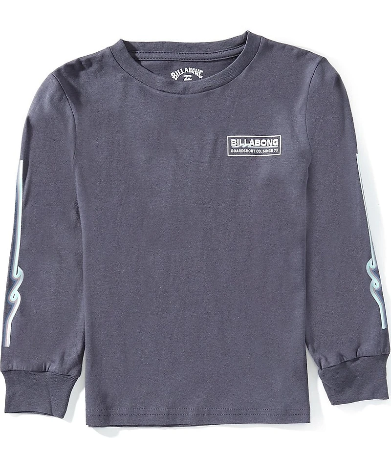 Billabong Little Boys Long Sleeve Walled T-Shirt