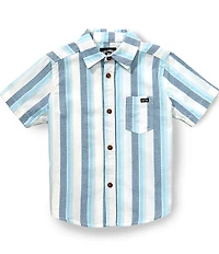 Billabong Little Boys Short Sleeve Sundays Button Front Woven Shirt