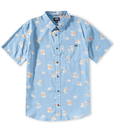 Billabong Sundays Mini Short Sleeve Printed Woven Shirt