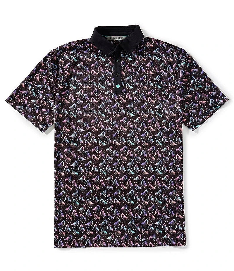 BLACK CLOVER Lucky Taco Short Sleeve Polo Shirt