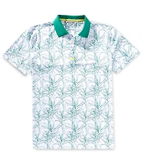 BLACK CLOVER Pine Straw Short Sleeve Polo Shirt