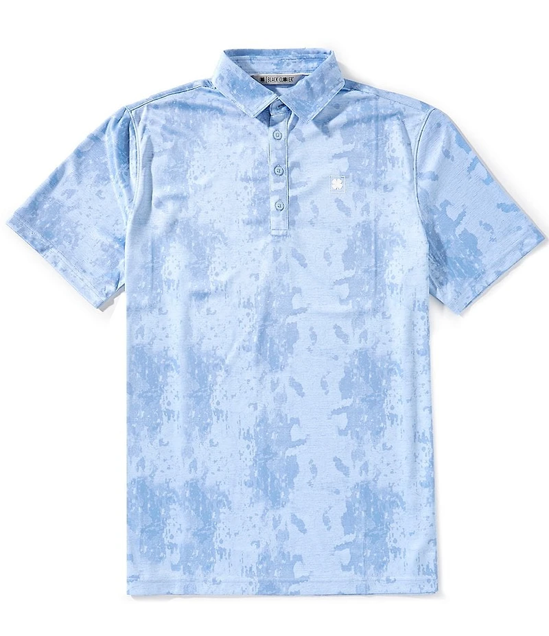 BLACK CLOVER Swell Short Sleeve Polo Shirt