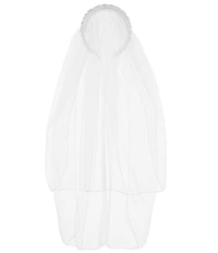 Bonnie Jean Big Girls Headband Veil