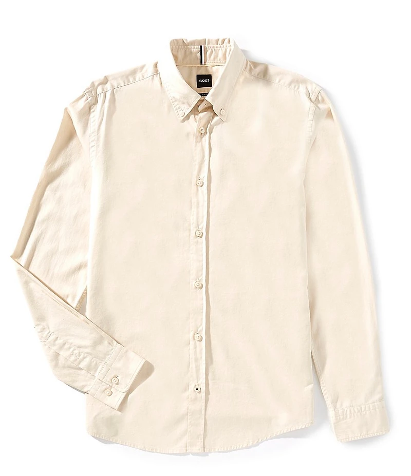 BOSS Big & Tall Roan Woven Long Sleeve Woven Shirt