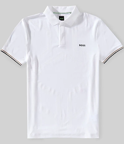 BOSS Chip Hexa Short Sleeve Polo Shirt