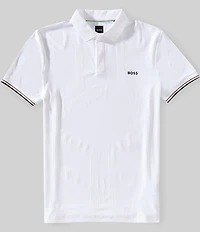 BOSS Chip Hexa Short Sleeve Polo Shirt