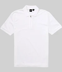 BOSS H-Paras Quarter-Zip Short Sleeve Polo Shirt