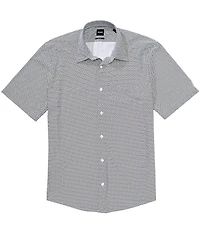 BOSS Liam Printed Stretch Short Sleeve Woven Shirt