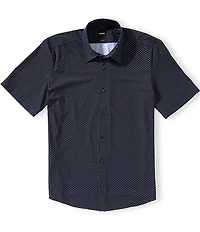 BOSS Liam Stretch Short Sleeve Woven Shirt