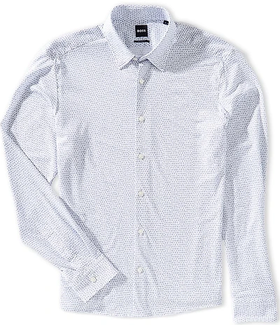 BOSS P-Liam-K-F-261 Regular Fit Long Sleeve Woven Shirt