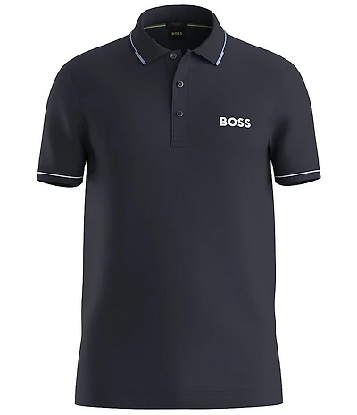 BOSS Slim Fit Paul Pro Performance Stretch Short Sleeve Polo Shirt