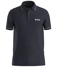 BOSS Slim Fit Paul Pro Performance Stretch Short Sleeve Polo Shirt