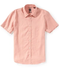 BOSS Slim Fit Roan Short Sleeve Woven Shirt