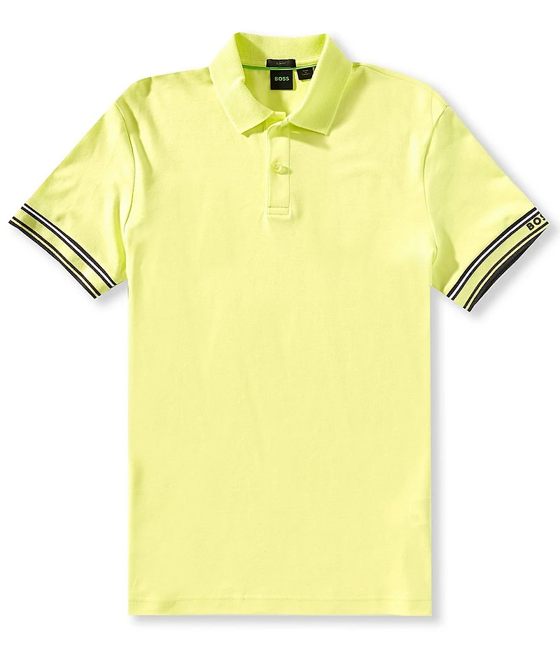 BOSS Slim Fit Zone Short Sleeve Polo Shirt