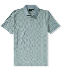 BOSS Spirit Jacquard Short Sleeve Polo Shirt