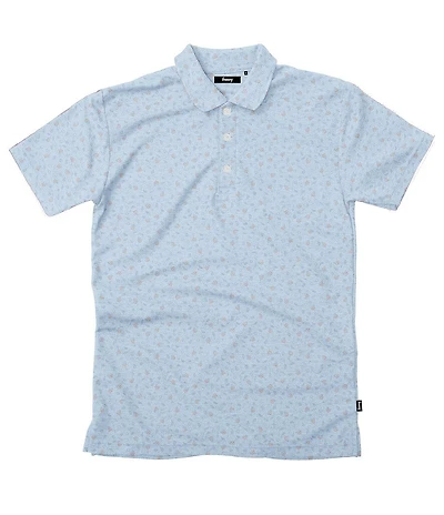 Breezy Golf Sips Spritz Short Sleeve Polo Shirt