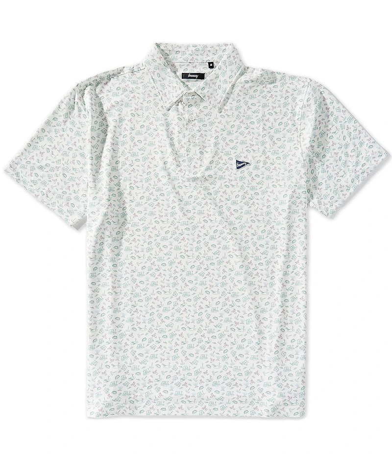 Breezy Knit Short Sleeve Greenskeepers Revenge Polo
