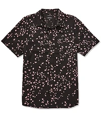 Brixton Charter Floral Printed Woven Short Sleeve Shirt