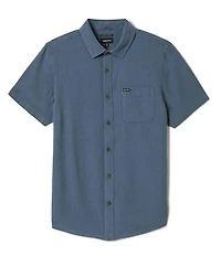 Brixton Charter Solid Short Sleeve Woven Shirt