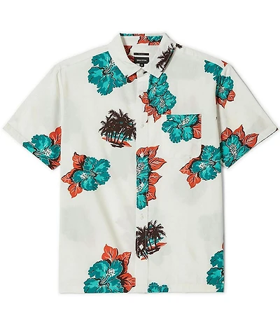 Brixton Floral Printed Short Sleeve Woven Shirt