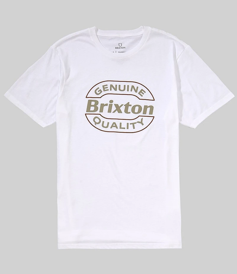 Brixton Keaton Short Sleeve Oval-Shaped Logo Graphic T-Shirt