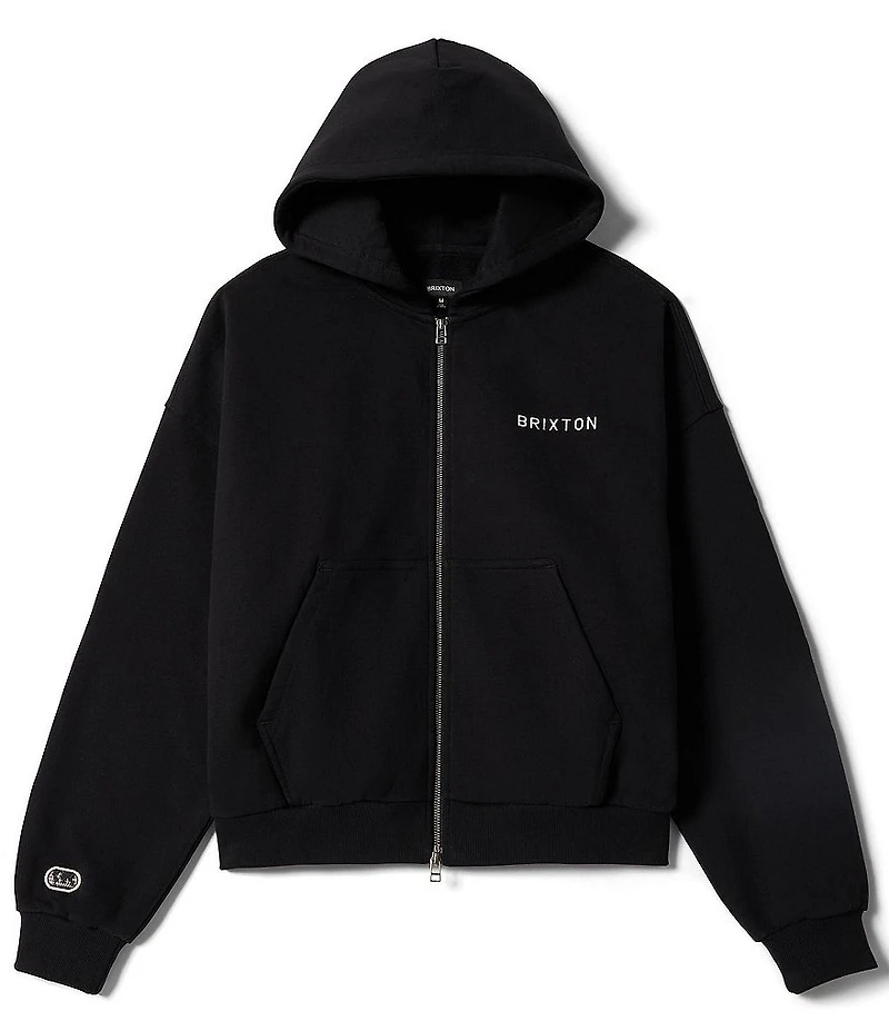 Brixton Long Sleeve Heavy Fleece Hooded Jacket