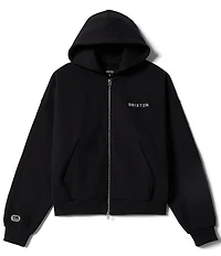 Brixton Long Sleeve Heavy Fleece Hooded Jacket