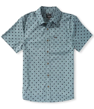 Brixton Short Sleeve Charter Floral Print Woven Shirt