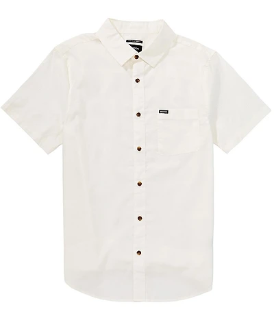Brixton Short Sleeve Charter Solid Woven Shirt