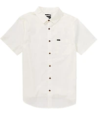 Brixton Short Sleeve Charter Solid Woven Shirt