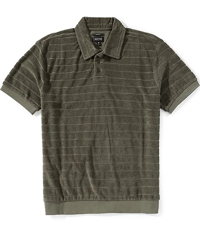 Brixton Weekend Short Sleeve Terrycloth Polo Shirt
