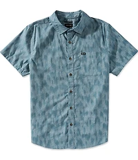 Brixton Woven Short Sleeve Charter Print Shirt