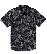 Brixton Woven Short Sleeve Spread Collar Charter Print Shirt