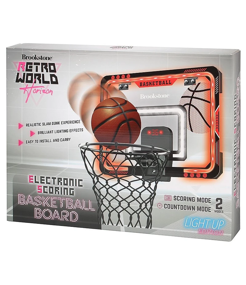 Brookstone Electronic Scoring Basketball Goal