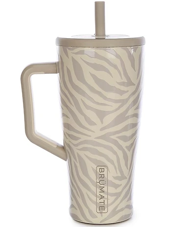 Brumate Era Straw Zebra Print Insulated Tumbler