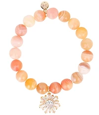 BuDhaGirl Bellini Beaded Charm Stretch Bracelet