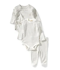 Burt's Bees Baby Boys Amsterdam Bodysuit & Pants 3-Piece Set