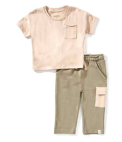 Burt's Bees Baby Organic Cotton Drop Shoulder T-Shirt & Legging Pants Set