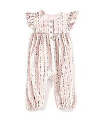 Burt's Bees Baby Girls Farmhouse Floral Jumpsuit