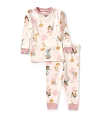 Burt's Bees Baby Girls Organic Cotton Fairy Garden Pajama Set