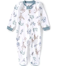 Burt's Bees Baby Organic Cotton Origami Animal Sleep & Play Footie