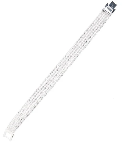 C by Cezanne 5 Row Tennis Line Bracelet