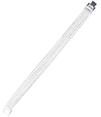 C by Cezanne 5 Row Tennis Line Bracelet